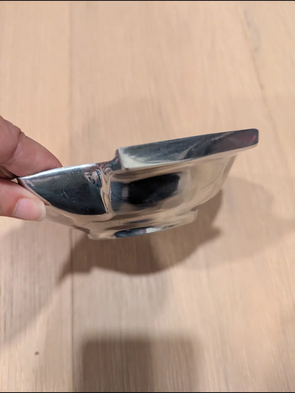 Shell-Shaped Decorative Trinket Dish - Silver
